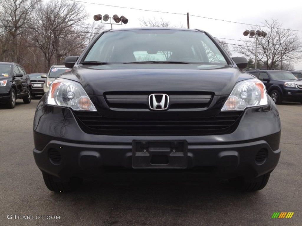 2009 CR-V LX 4WD - Crystal Black Pearl / Black photo #6
