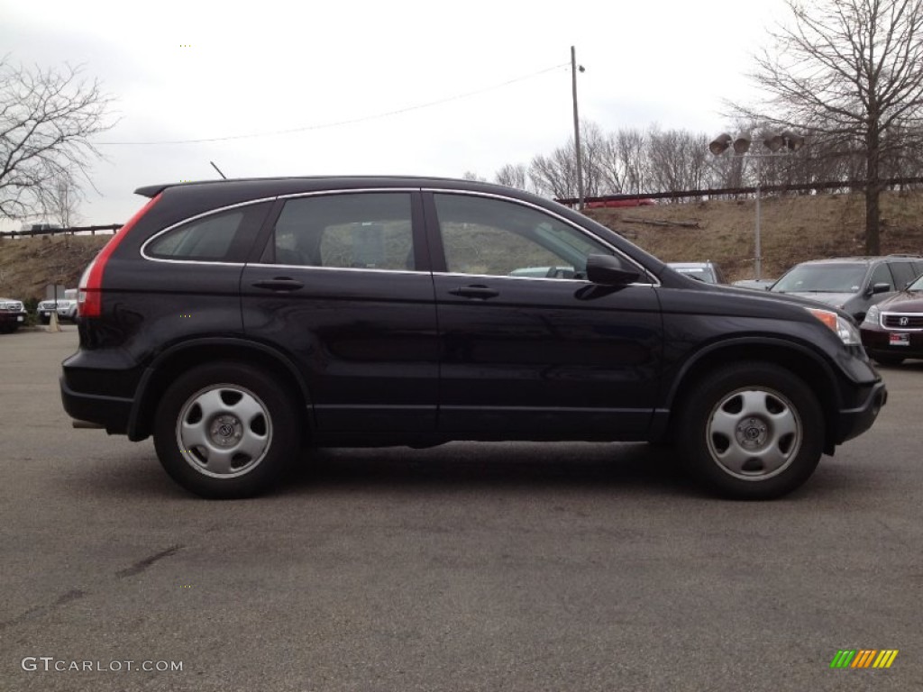 2009 CR-V LX 4WD - Crystal Black Pearl / Black photo #8