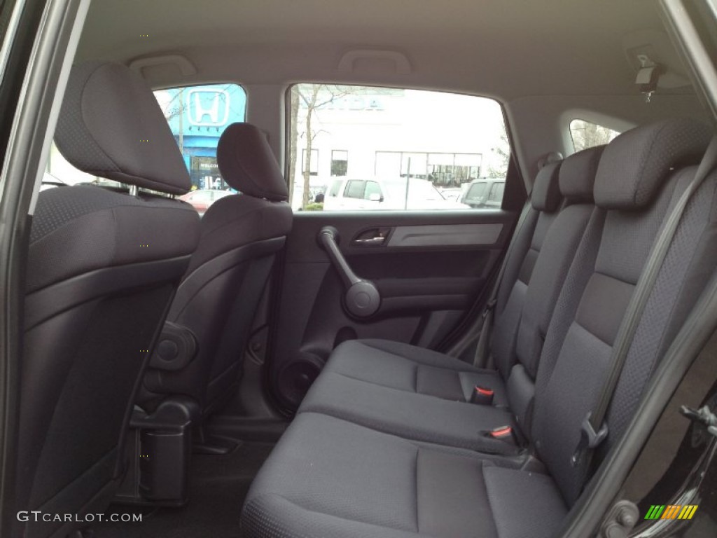 2009 CR-V LX 4WD - Crystal Black Pearl / Black photo #12
