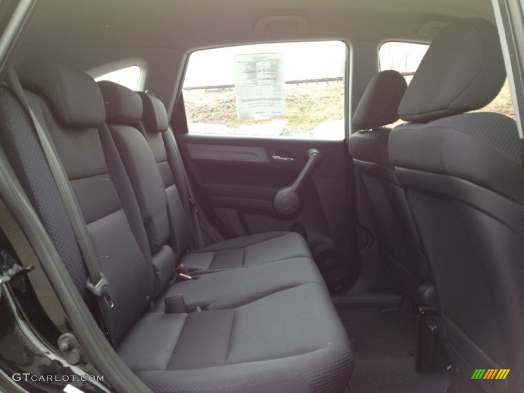 2009 CR-V LX 4WD - Crystal Black Pearl / Black photo #14