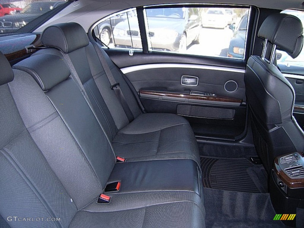 2008 7 Series 750Li Sedan - Titanium Silver Metallic / Black photo #29