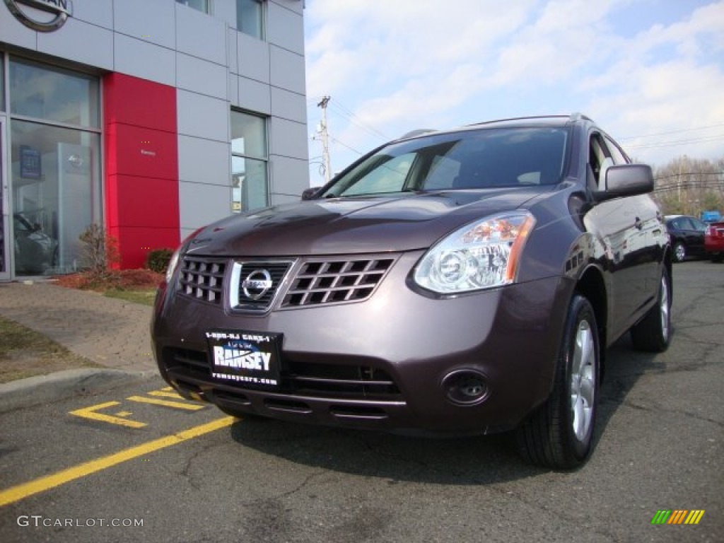 2008 Rogue SL AWD - Iridium Graphite Metallic / Black photo #1