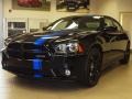 2011 Brilliant Black Crystal Pearl Dodge Charger R/T Mopar '11  photo #2