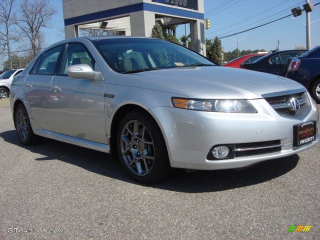 2007 TL 3.5 Type-S - Alabaster Silver Metallic / Ebony/Silver photo #8