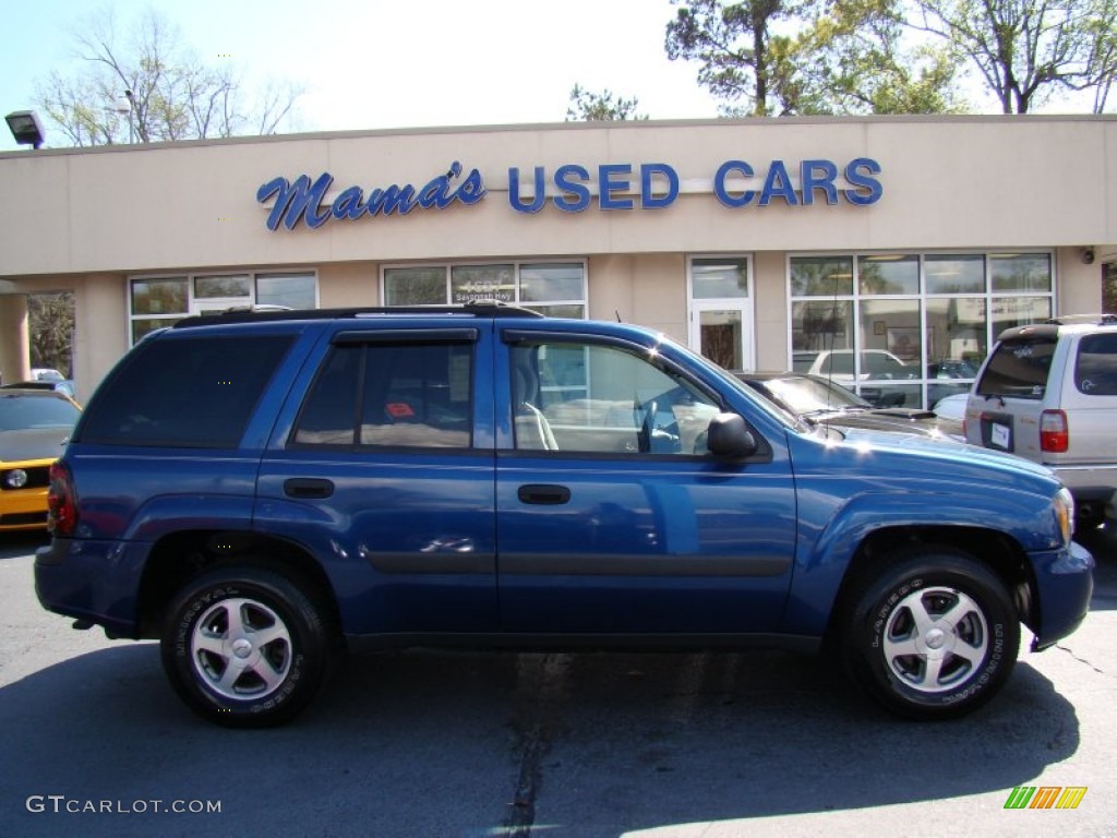 2005 TrailBlazer LS 4x4 - Superior Blue Metallic / Light Cashmere/Ebony photo #1