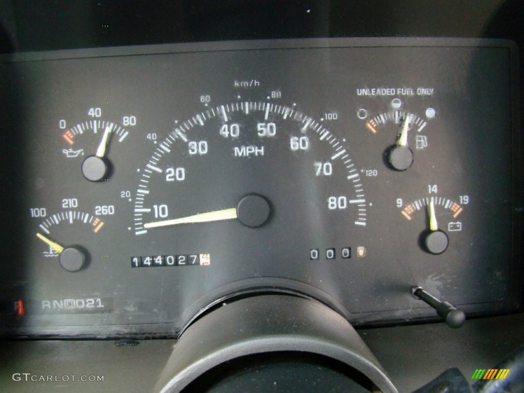 1994 GMC Sierra 1500 SLE Regular Cab Gauges Photos