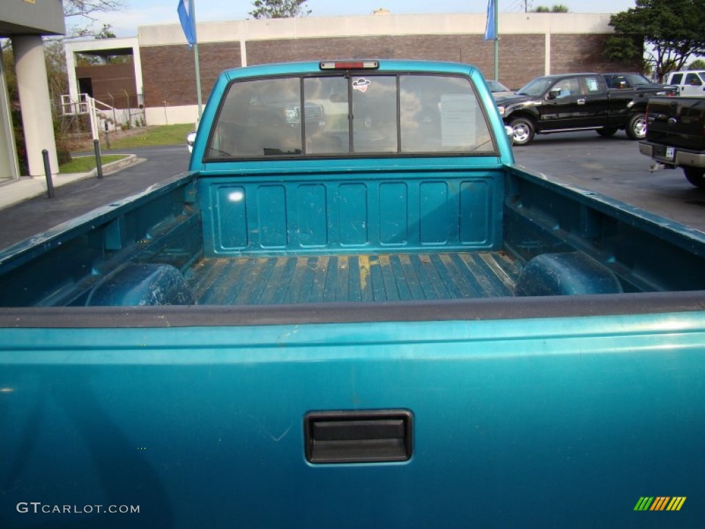 1994 Sierra 1500 SLE Regular Cab - Bright Teal Metallic / Beige photo #25
