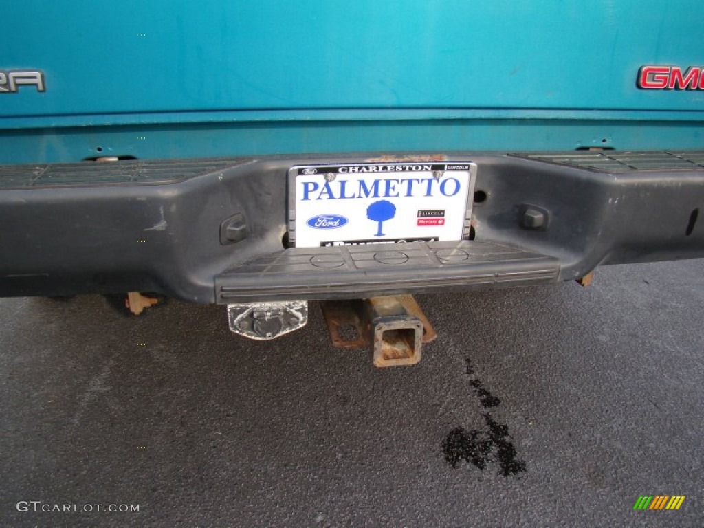 1994 Sierra 1500 SLE Regular Cab - Bright Teal Metallic / Beige photo #27