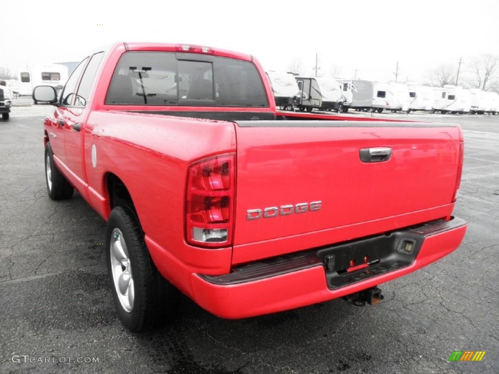 2002 Ram 1500 Sport Quad Cab 4x4 - Flame Red / Dark Slate Gray photo #16