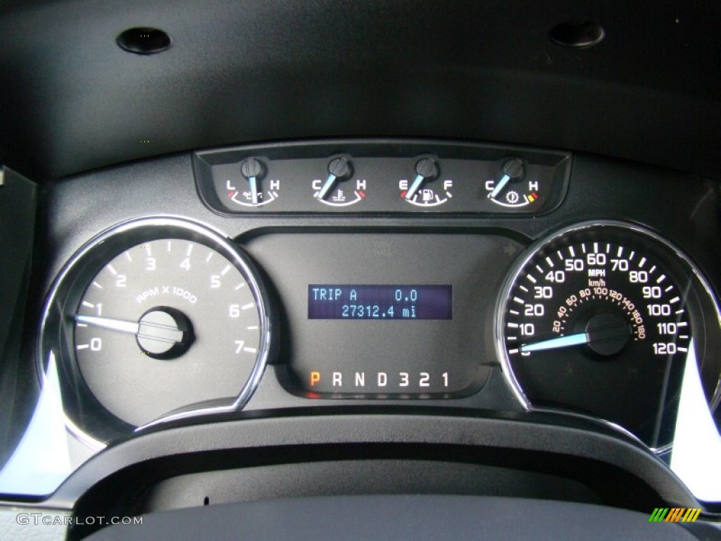 2011 Ford F150 XLT SuperCrew Gauges Photo #62405025