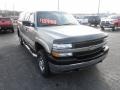 2001 Light Pewter Metallic Chevrolet Silverado 2500HD LS Extended Cab 4x4  photo #2