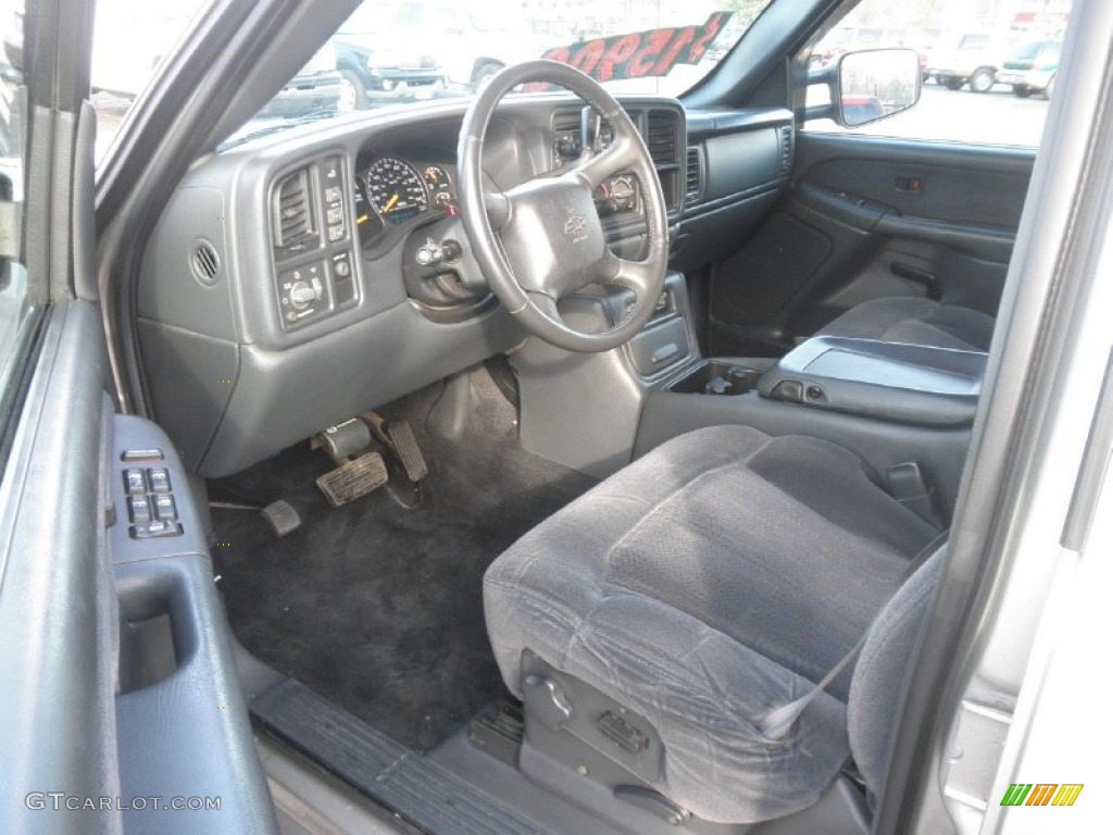 Graphite Interior 2001 Chevrolet Silverado 2500HD LS Extended Cab 4x4 Photo #62405358