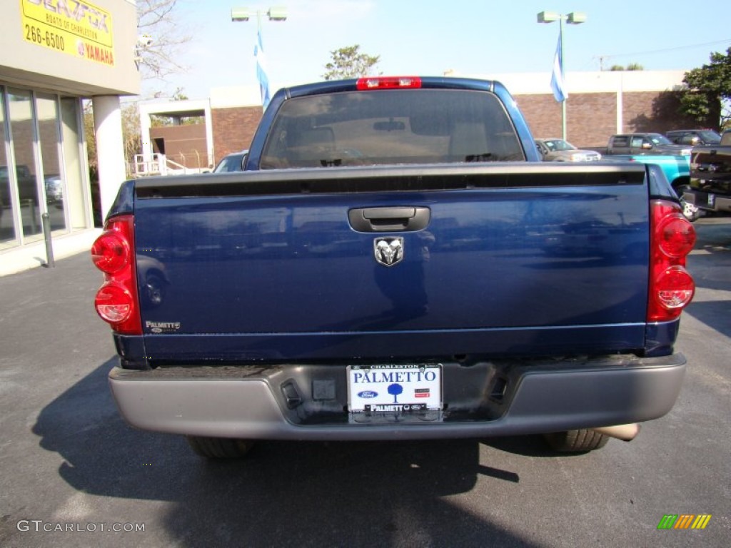 2008 Ram 1500 ST Regular Cab - Patriot Blue Pearl / Medium Slate Gray photo #7