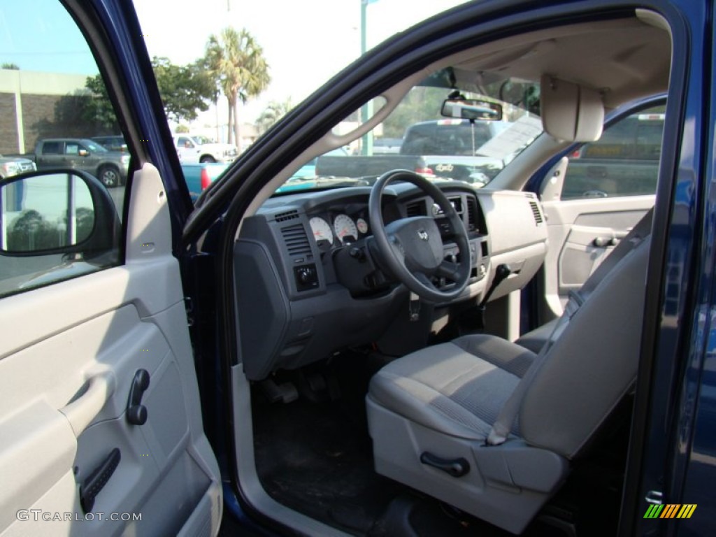 2008 Ram 1500 ST Regular Cab - Patriot Blue Pearl / Medium Slate Gray photo #10