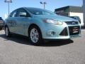 2012 Frosted Glass Metallic Ford Focus SEL Sedan  photo #1