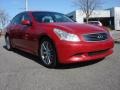 Garnet Ember Red 2008 Infiniti G 35 S Sport Sedan