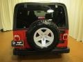 2006 Flame Red Jeep Wrangler Unlimited Rubicon 4x4  photo #7