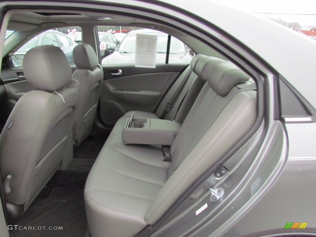 Gray Interior 2009 Hyundai Sonata Limited V6 Photo #62408589