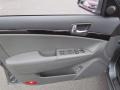 Gray 2009 Hyundai Sonata Limited V6 Door Panel