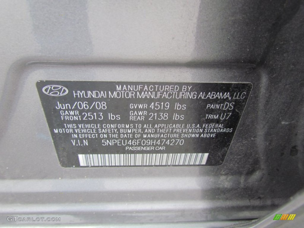 2009 Hyundai Sonata Limited V6 WS Photo #62408640