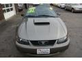 2002 Mineral Grey Metallic Ford Mustang GT Convertible  photo #2