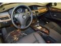 Black 2009 BMW 5 Series 550i Sedan Interior Color