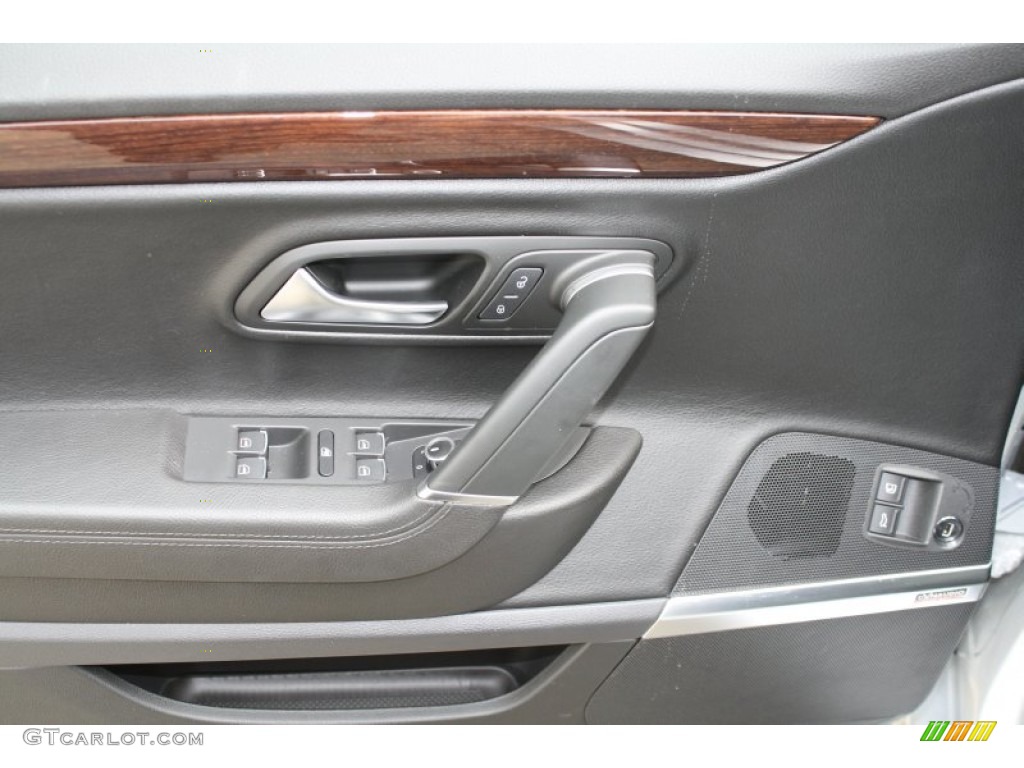 2012 Volkswagen CC VR6 4Motion Executive Black Door Panel Photo #62413221