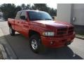 1999 Flame Red Dodge Ram 1500 Sport Extended Cab 4x4  photo #1