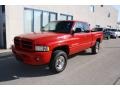 1999 Flame Red Dodge Ram 1500 Sport Extended Cab 4x4  photo #3