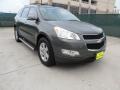 2011 Steel Green Metallic Chevrolet Traverse LT  photo #1