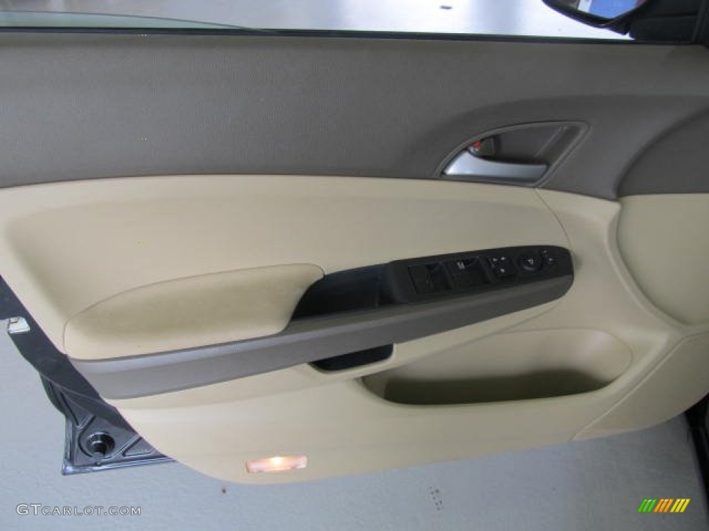 2009 Accord LX Sedan - Crystal Black Pearl / Ivory photo #7