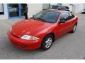 2000 Bright Red Chevrolet Cavalier Coupe  photo #3