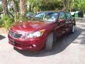 2009 Basque Red Pearl Honda Accord EX-L V6 Sedan  photo #4