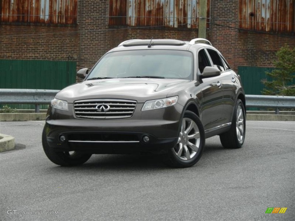2008 FX 35 AWD - Beryllium 16 Metallic / Brick photo #1