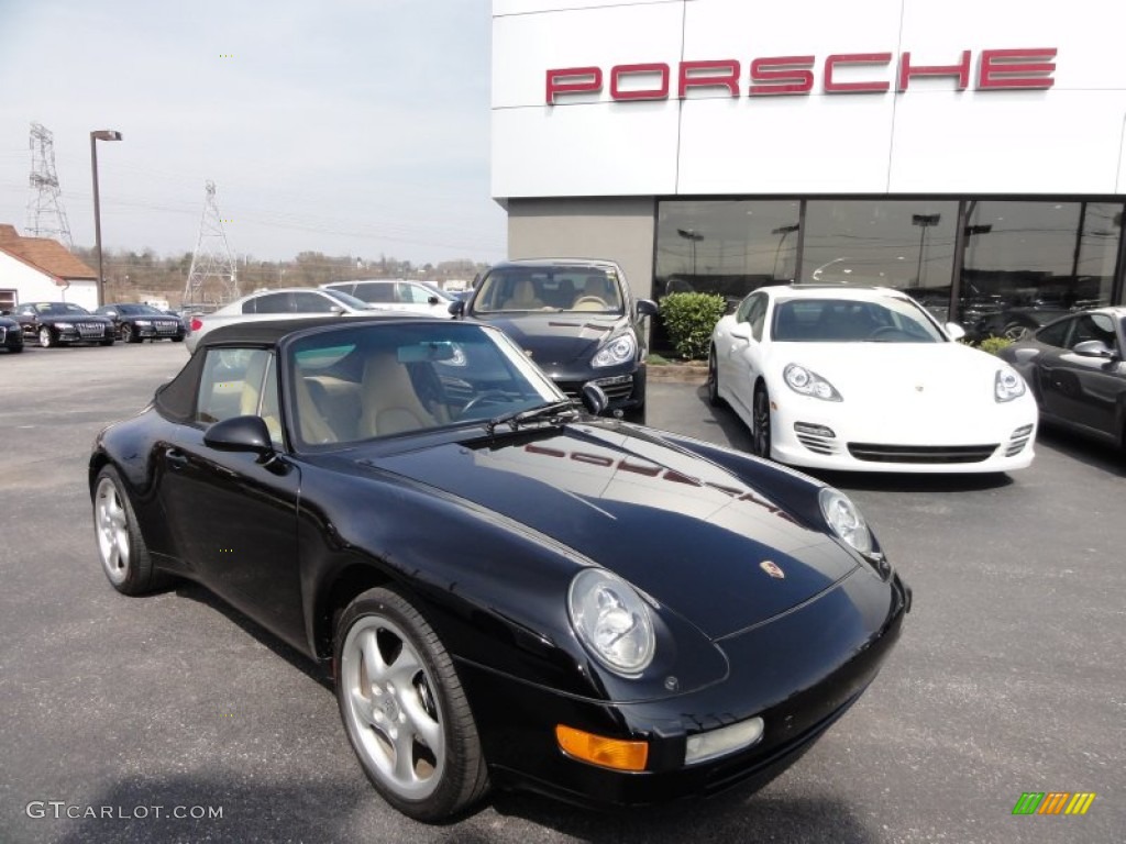 Black 1998 Porsche 911 Carrera Cabriolet Exterior Photo #62415970