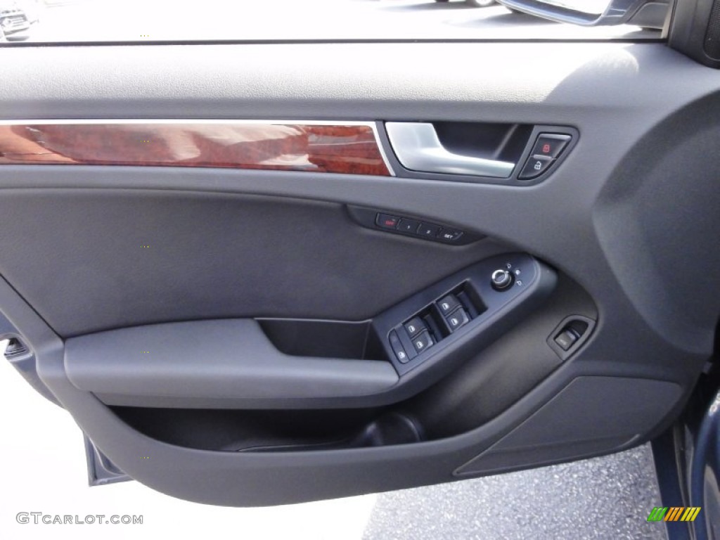 2009 A4 2.0T Premium quattro Sedan - Meteor Grey Pearl Effect / Black photo #14