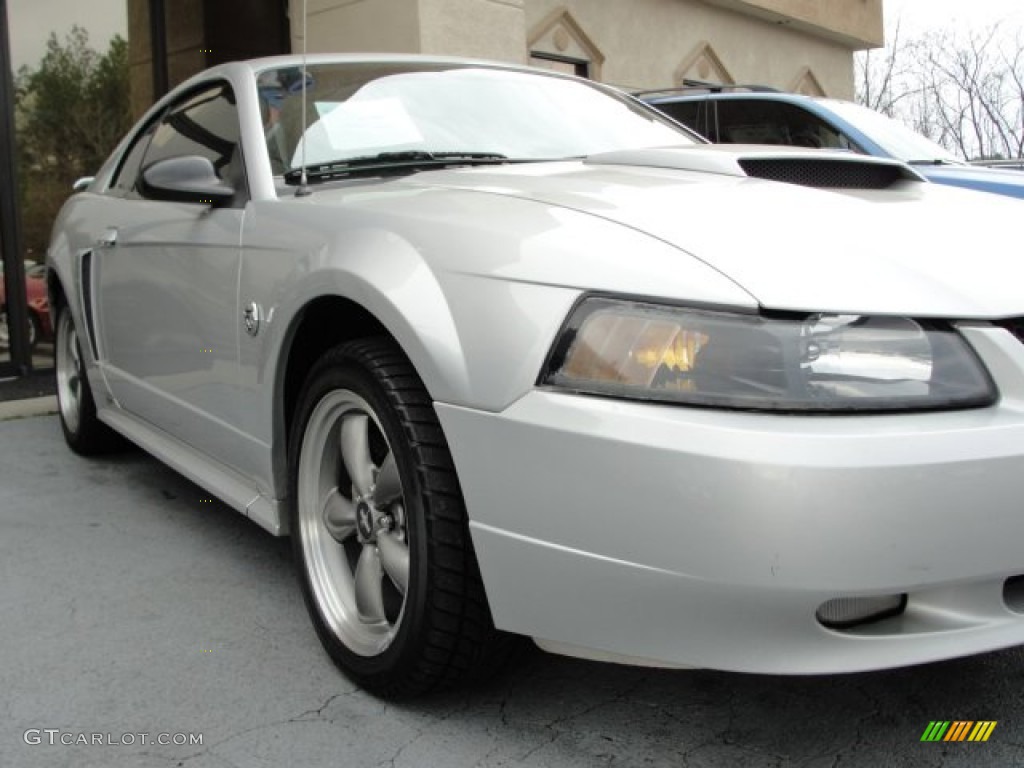 2004 Mustang GT Coupe - Silver Metallic / Dark Charcoal photo #8
