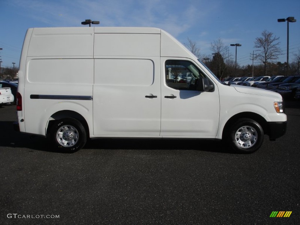Blizzard White 2012 Nissan NV 2500 HD S High Roof Exterior Photo #62417658