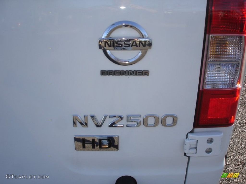 2012 Nissan NV 2500 HD S High Roof Marks and Logos Photos