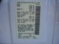 Q10: Blizzard White 2012 Nissan NV 2500 HD S High Roof Color Code