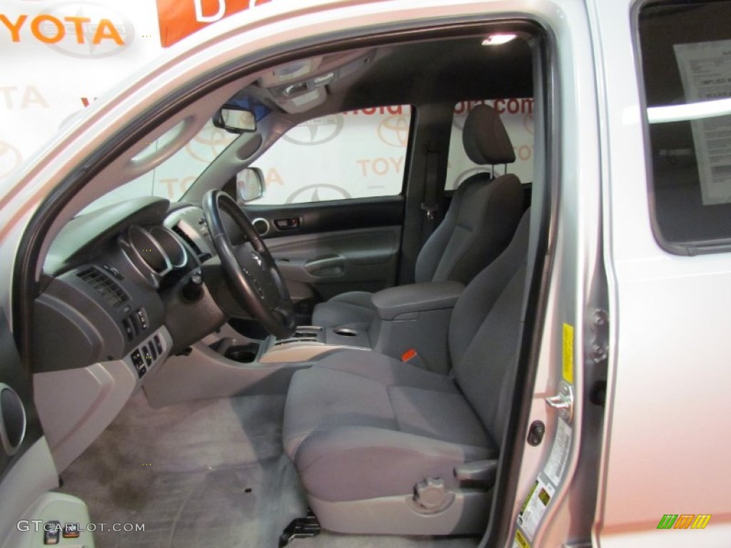 2009 Tacoma V6 TRD Sport Double Cab 4x4 - Silver Streak Mica / Graphite Gray photo #12