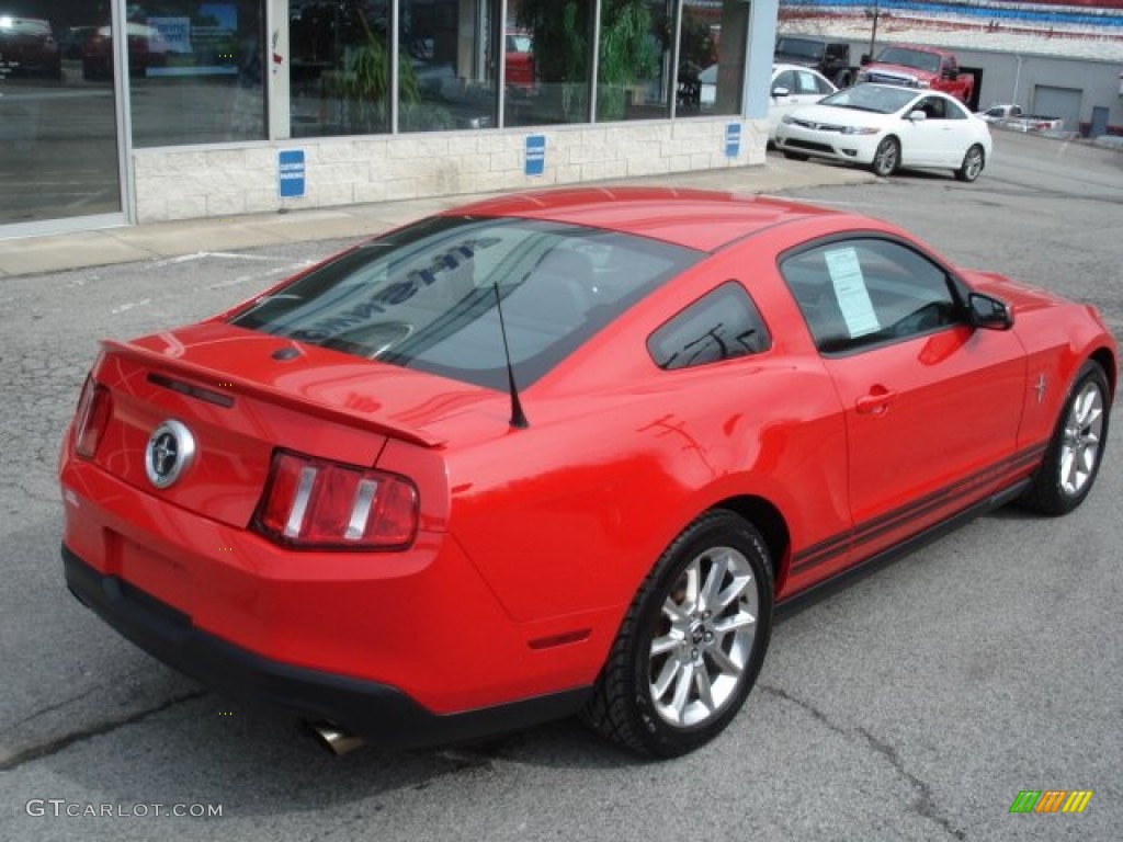 2011 Mustang V6 Premium Coupe - Race Red / Charcoal Black photo #8