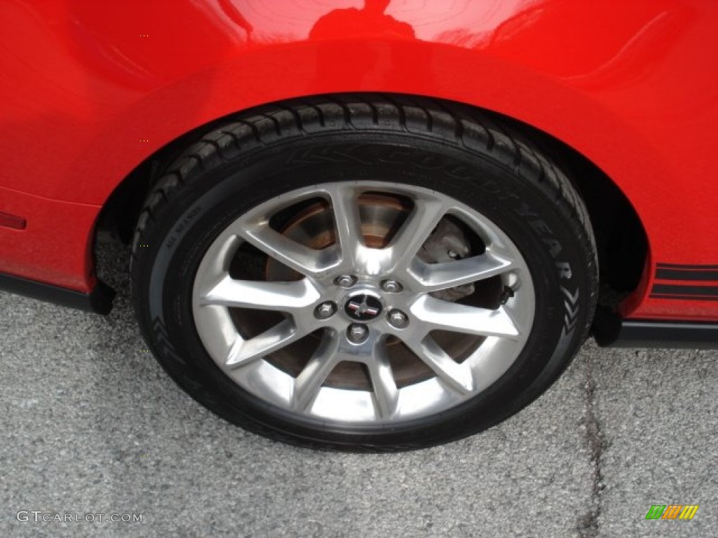 2011 Mustang V6 Premium Coupe - Race Red / Charcoal Black photo #9