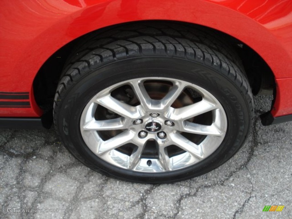 2011 Mustang V6 Premium Coupe - Race Red / Charcoal Black photo #12