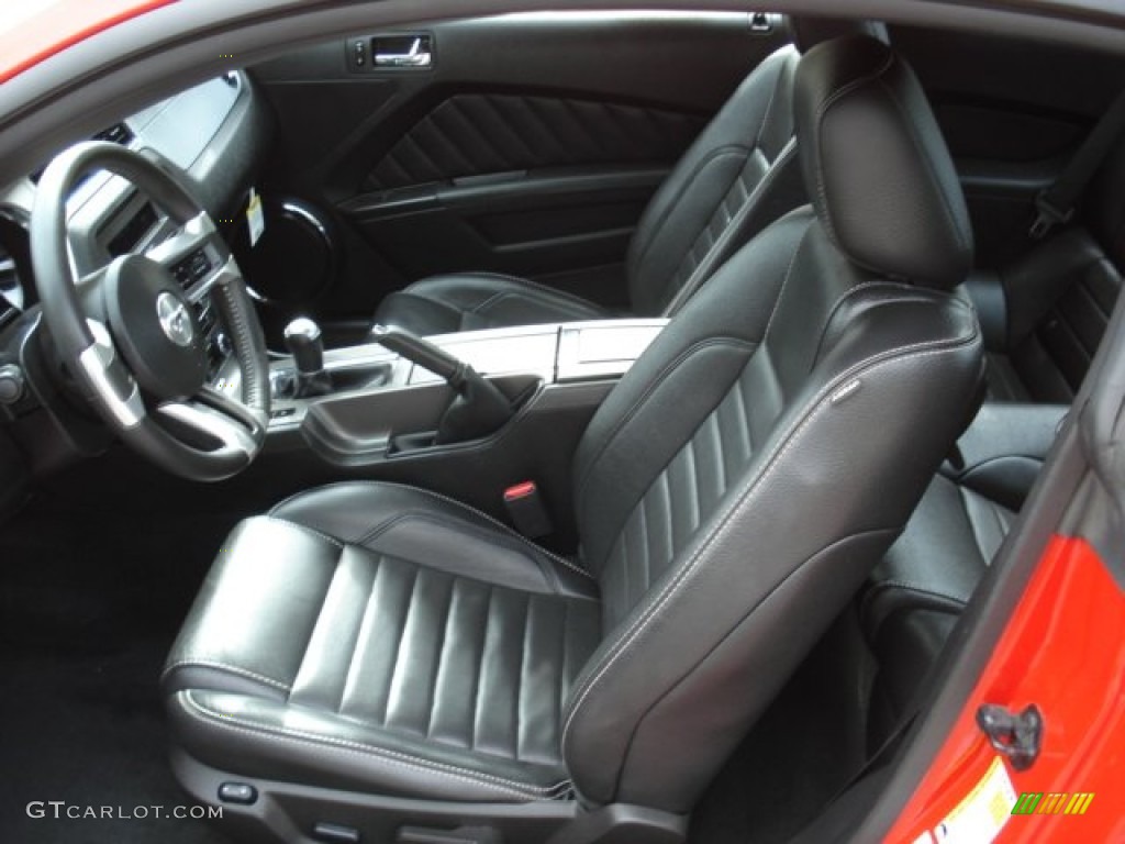 2011 Mustang V6 Premium Coupe - Race Red / Charcoal Black photo #14