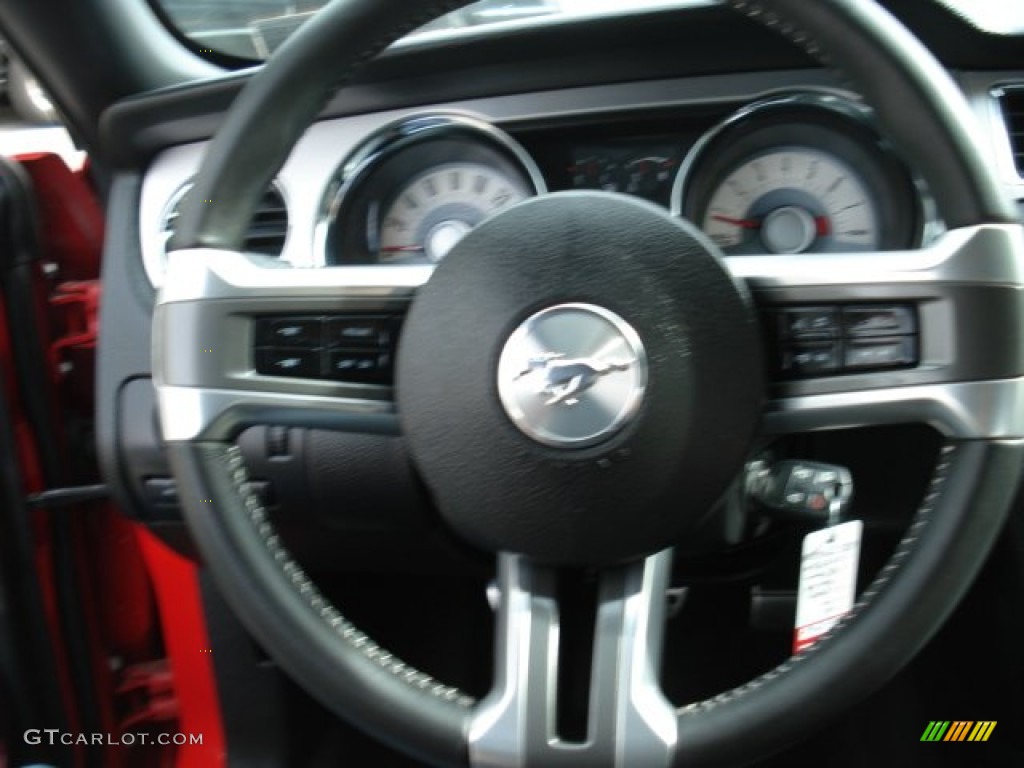 2011 Mustang V6 Premium Coupe - Race Red / Charcoal Black photo #23