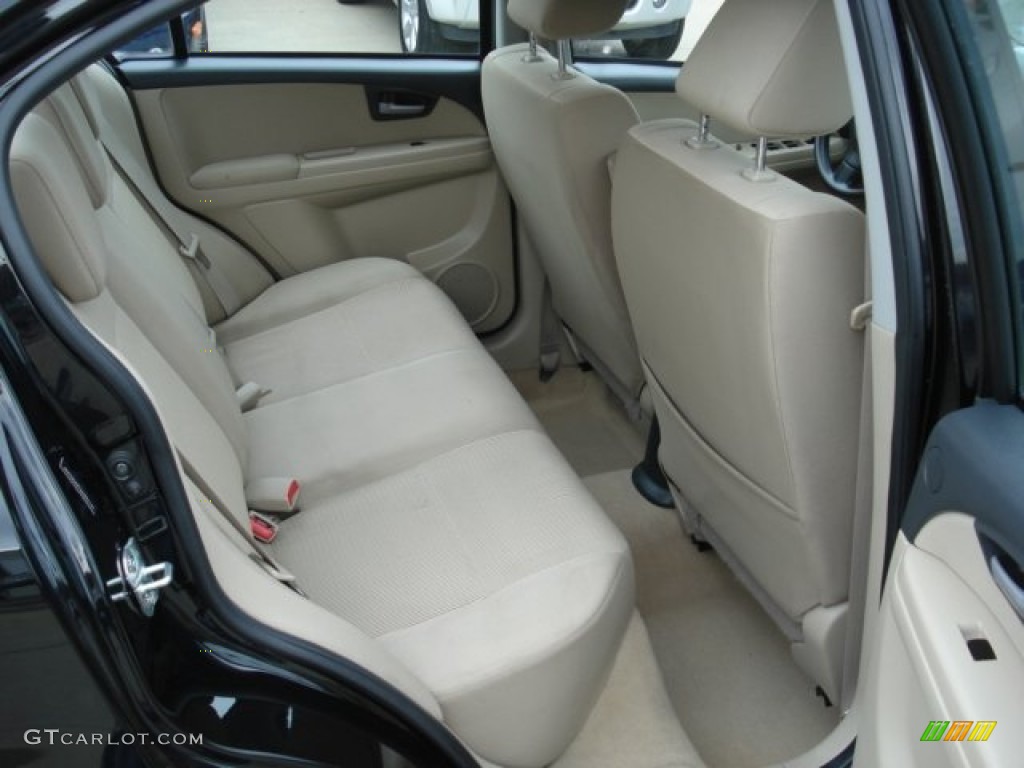 Beige Interior 2010 Suzuki SX4 Sedan Photo #62419920