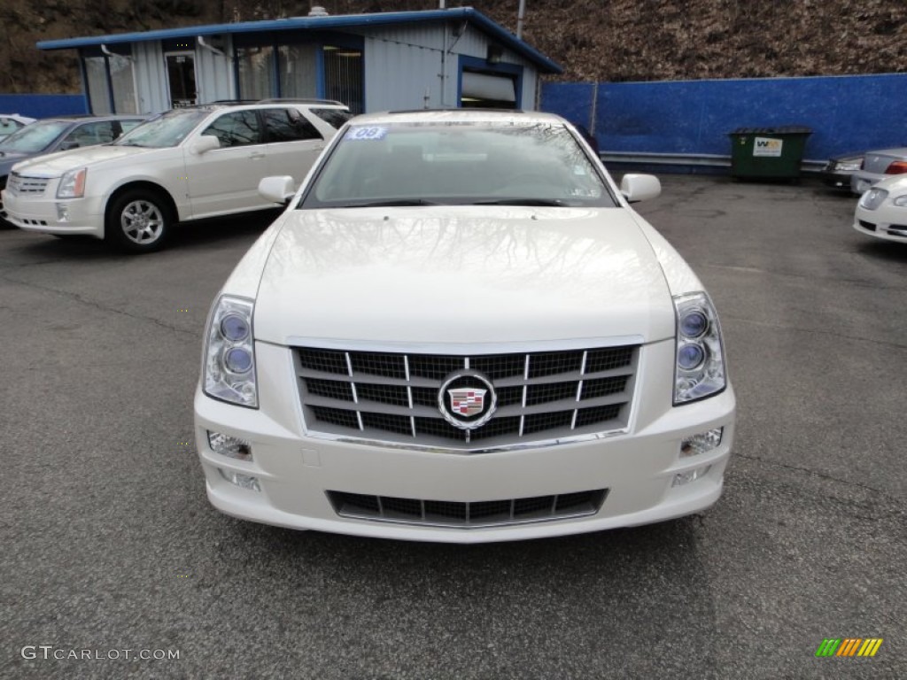 2008 STS 4 V6 AWD - White Diamond Tricoat / Cashmere photo #8