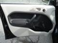 2012 Ford Fiesta Light Stone/Charcoal Black Interior Door Panel Photo