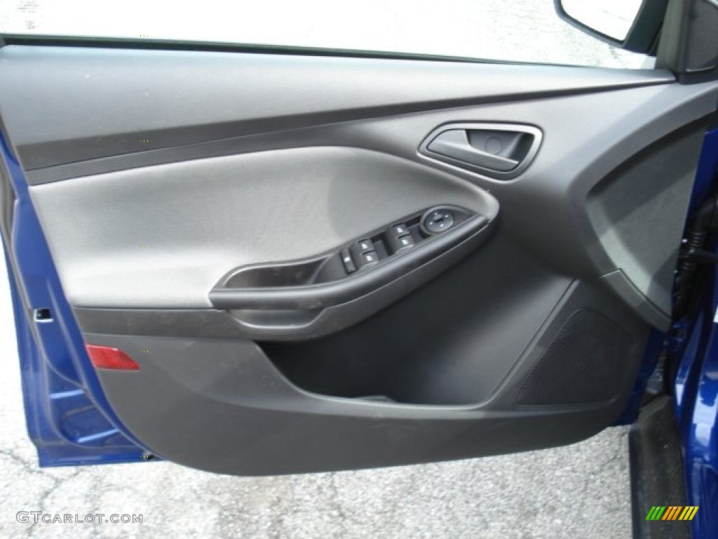 2012 Focus SE SFE Sedan - Sonic Blue Metallic / Charcoal Black photo #12
